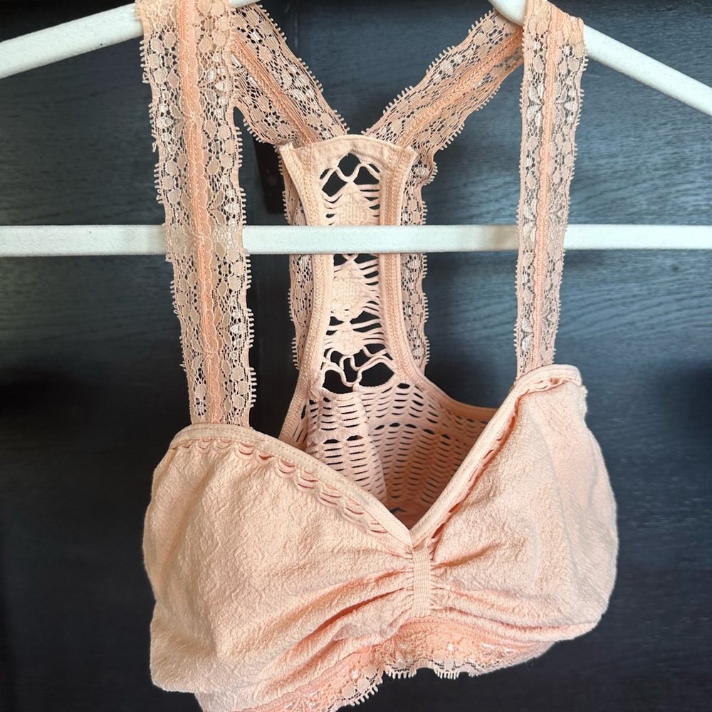 Free People Peach Bralette